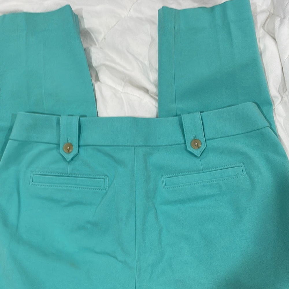 Banana republic Modren fit pants pool blue color